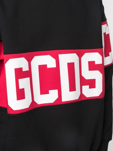 Large logo print jumper