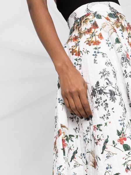 Judith floral midi skirt