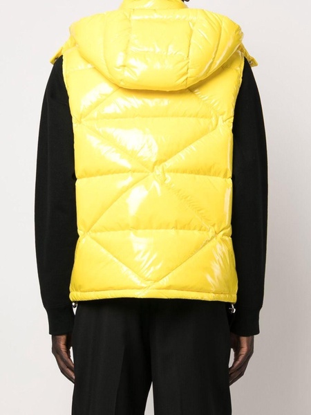 quilted padded gilet jacket