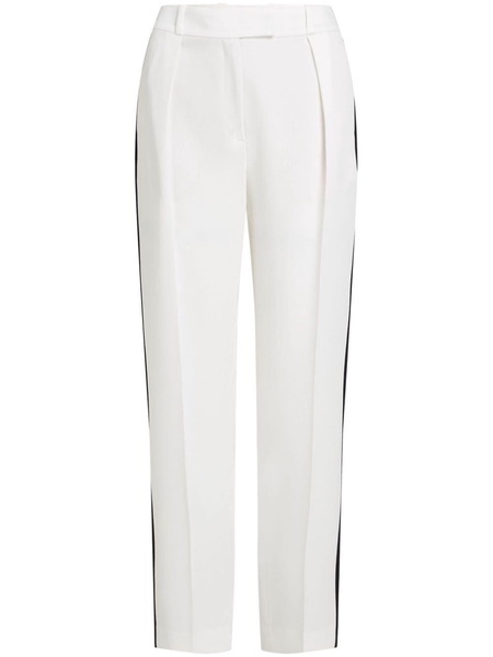 panelled tailored trousers