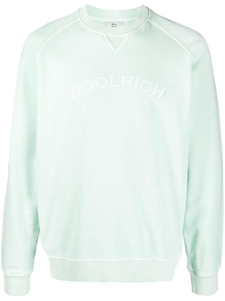 logo-embroidered crew-neck sweatshirt