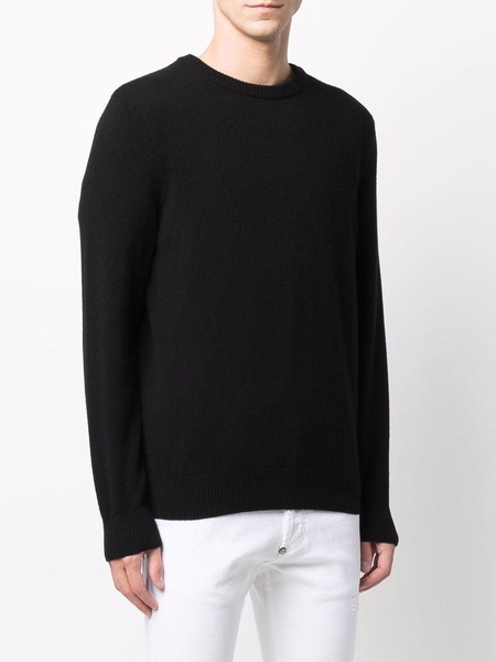 round neck knitted jumper