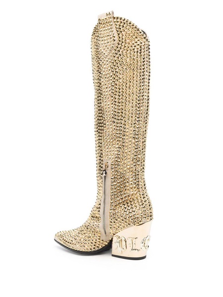 Strass CowBoy calf-length boots