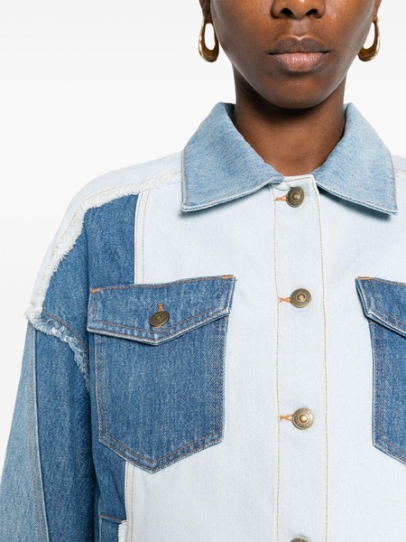 patchwork denim jacket