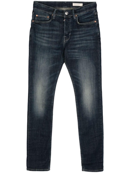 Cigarette mid-rise skinny jeans