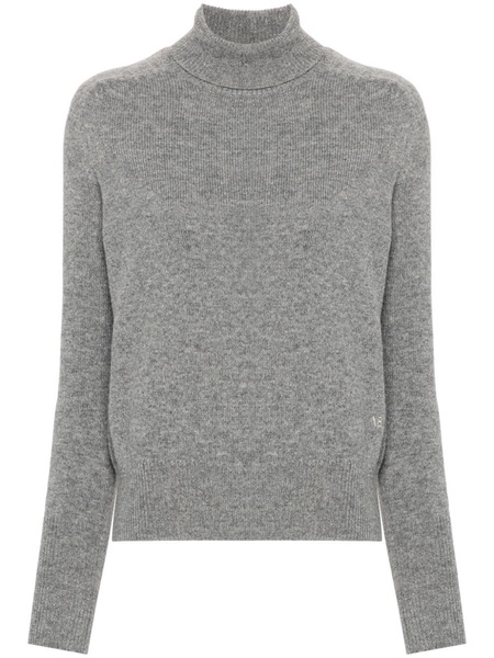 roll-neck wool jumper