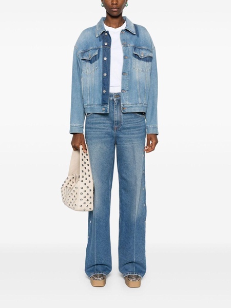 Stella McCartney Snap Stud-Embellished Jeans