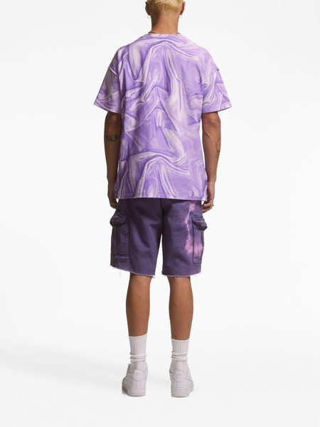 tie-dye cargo shorts