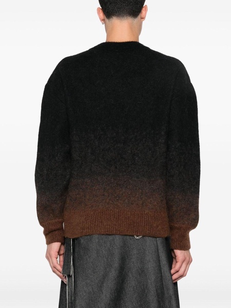 Brown Ombré Effect Sweater