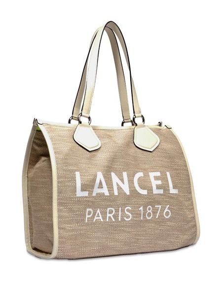 large logo-print tote bag