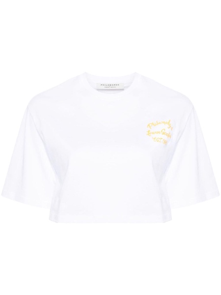 logo-print cotton T-shirt