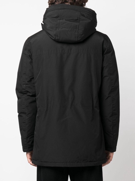 padded hooded coat 