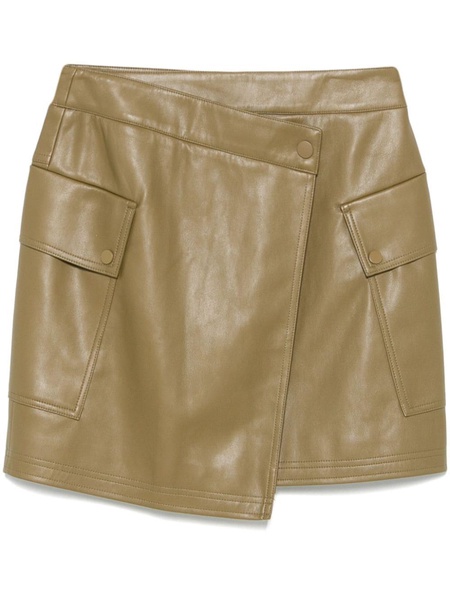 wrap mini skirt