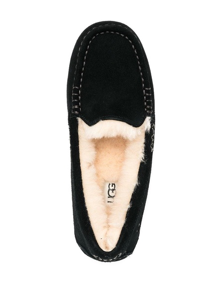 shearling-lined loafers