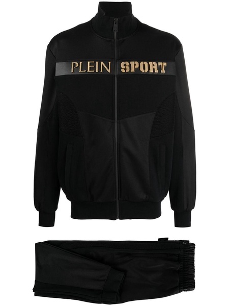 logo plaque tracksuit set