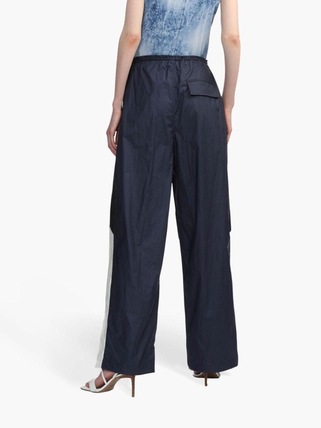 panelled wide-legged trousers