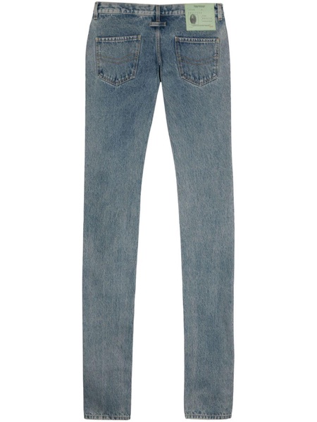 low-rise straight jeans