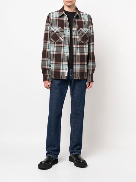 Alaskan Melton plaid-check shirt