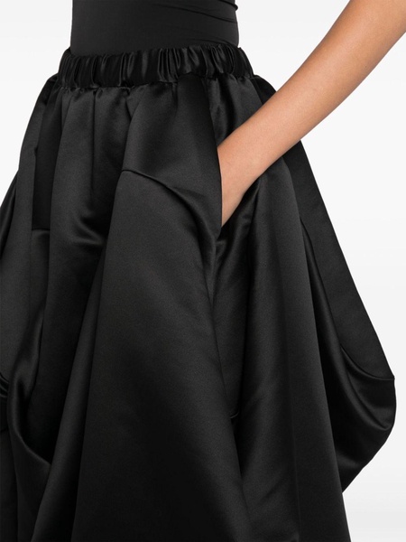 panelled midi skirt