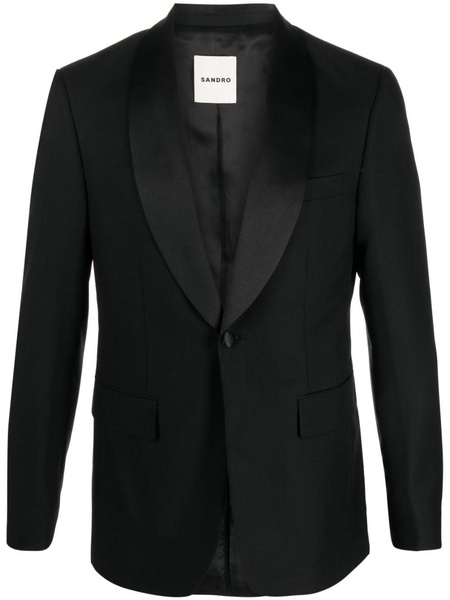 shaw-lapel suit jacket 