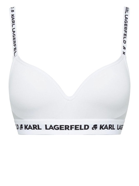 logo-underband padded bra