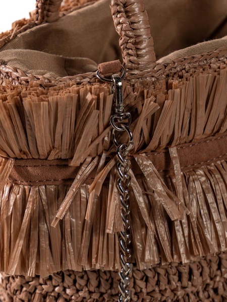 Andrea fringed tote bag