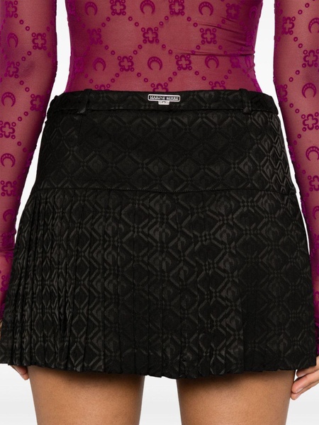 Moon Diamond-jacquard mini skirt