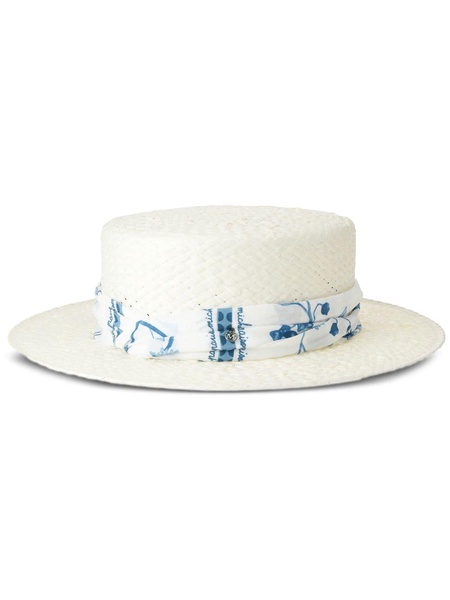 Kiki straw boater hat