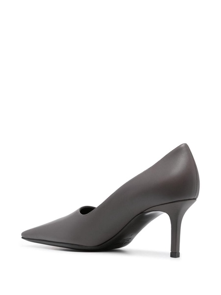 70mm leather pumps