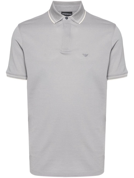 logo-embroidered polo shirt