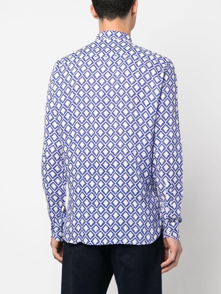 all-over graphic-print shirt