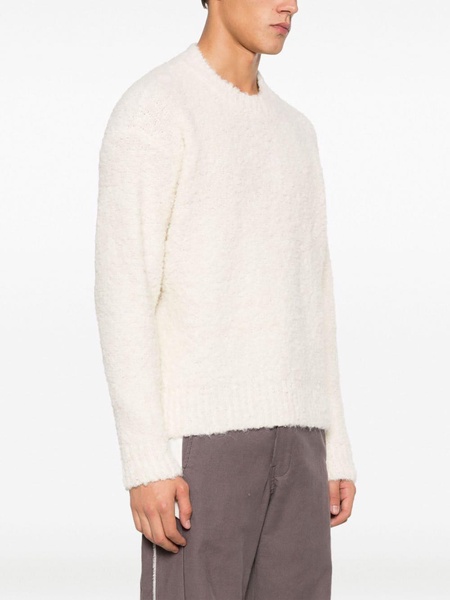 crew-neck chunky-knit jumper