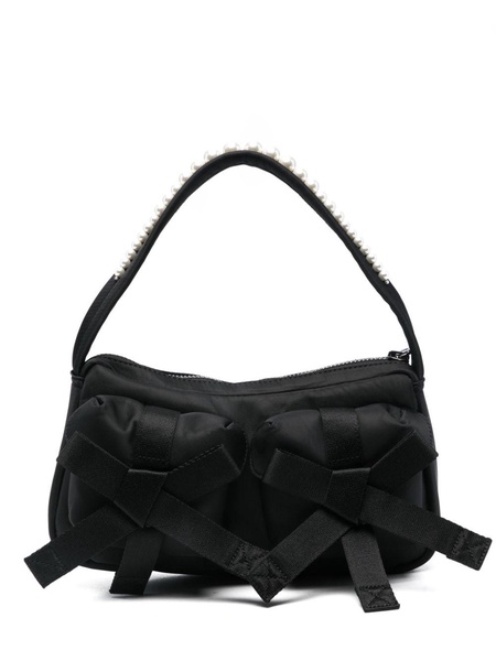 Bow-Embellished Shoulder Bag