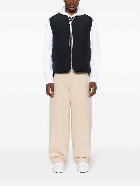 + zip-up padded gilet