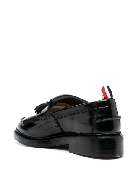 tassel-trim patent loafers