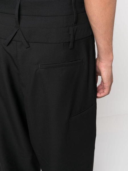 Double Belted virgin-wool trousers