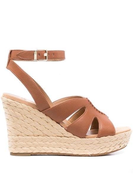 braided-wedge heeled sandals