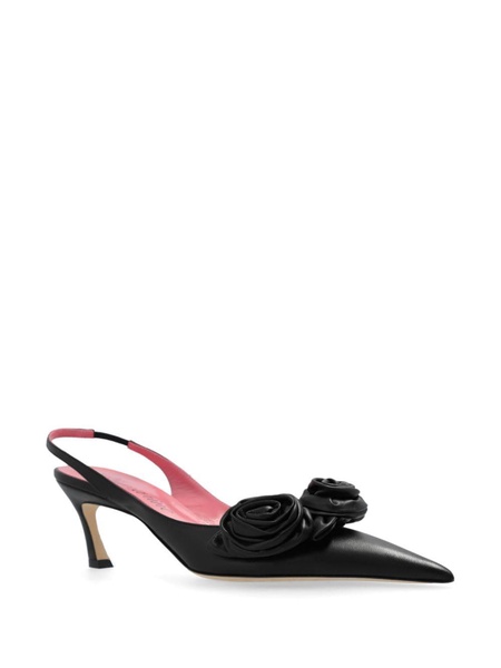 75mm rose slingback pumps