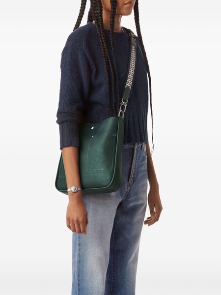 The Pocket grained-leather cross body bag