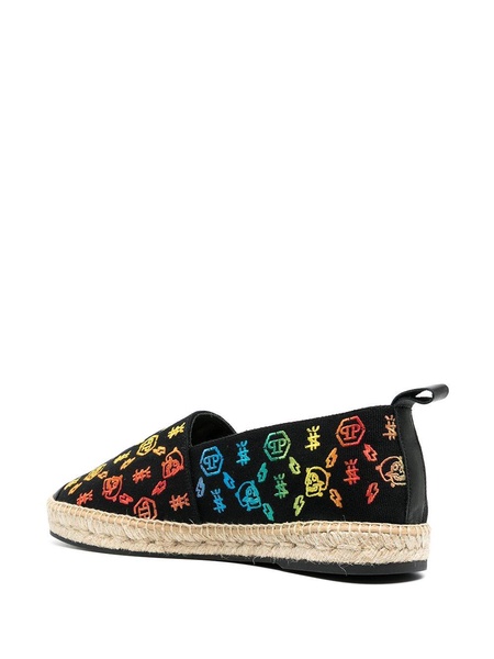 logo-print espadrilles