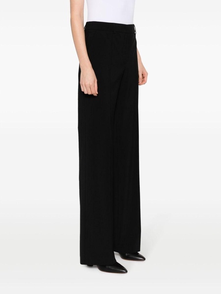 straight virgin wool trousers