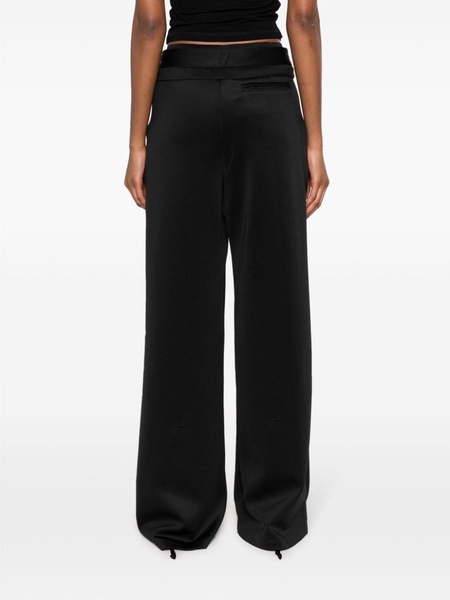 double-waistband tailored trousers