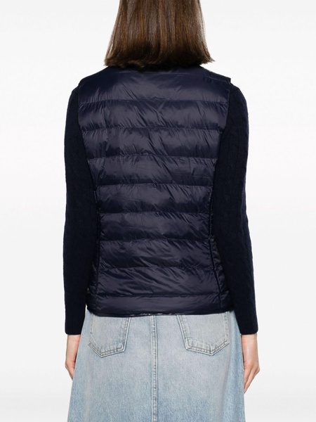 Polo Pony-embroidered quilted vest