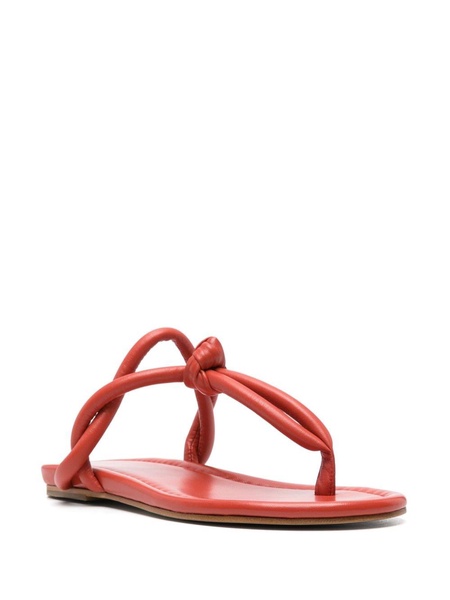 padded thong-strap sandals