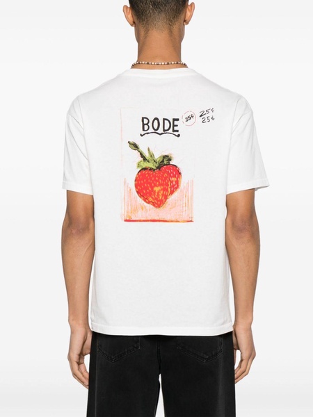 White Best Beds Graphic-Print Cotton T-shirt