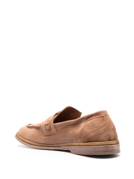 slip-on suede loafers