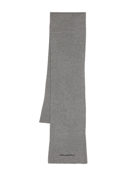 Kessential ribbed-knit scarf