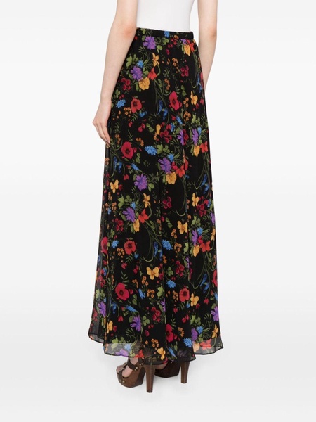 Juno floral-print maxi skirt