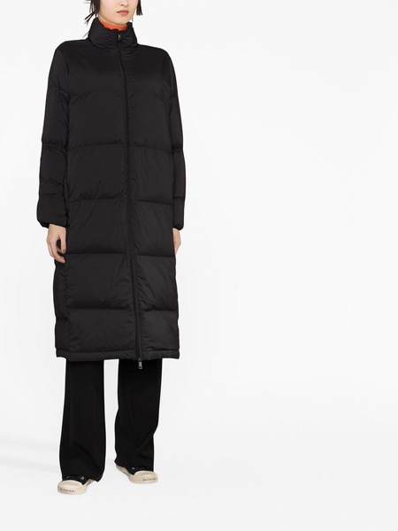 funnel-neck padded coat