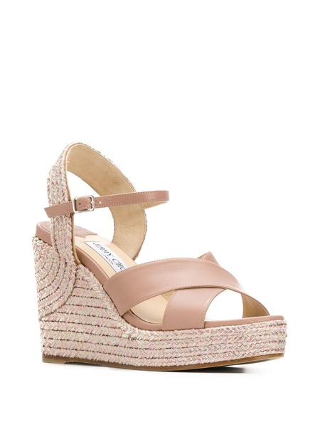 Dellena 100mm wedge sandals